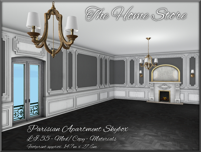 Second Life Marketplace Paris Apartment